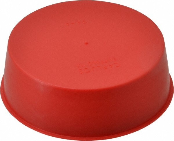 50 Pack Caplugs 99120155 Red Poly Press-Fit Caps, 3 NPT ID