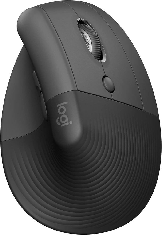 Logitech Lift Vertical Ergonomic Mouse, Wireless Bluetooth
