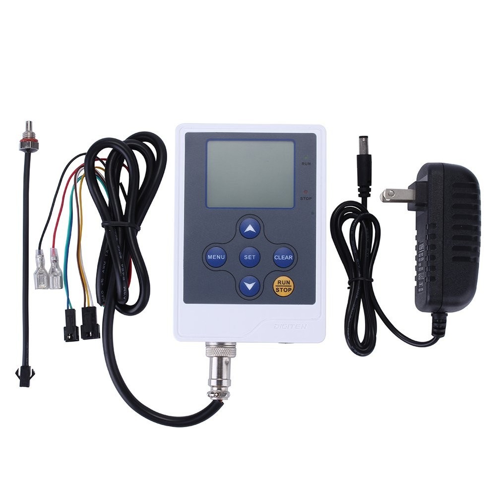 DIGITEN Water Liquid Flow Rate Volume Digital Display Flowmeter Quantitative...
