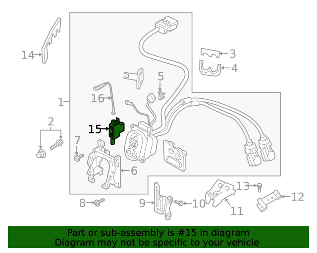 Genuine Audi Servo 4KE-915-651