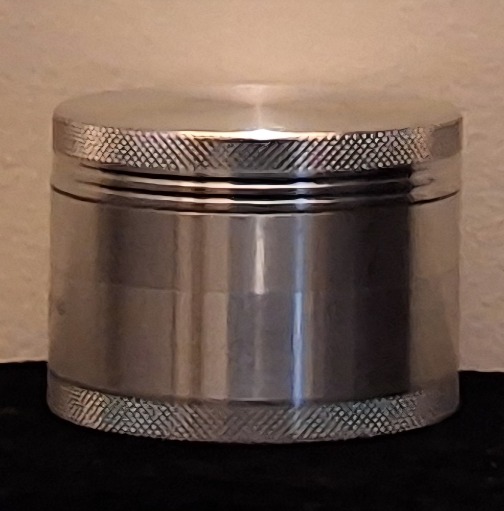 2.5" Sharpstone 4pc herb grinder(Silver)