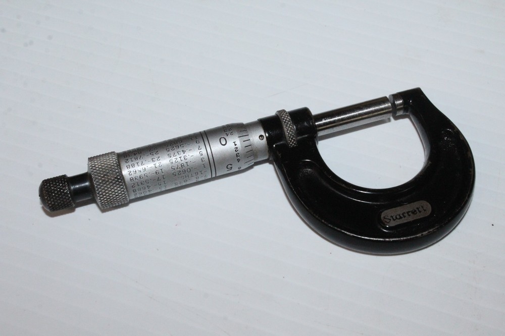 Starret NO. 436 1"-2" And 0"-1" Range Micrometer Tools