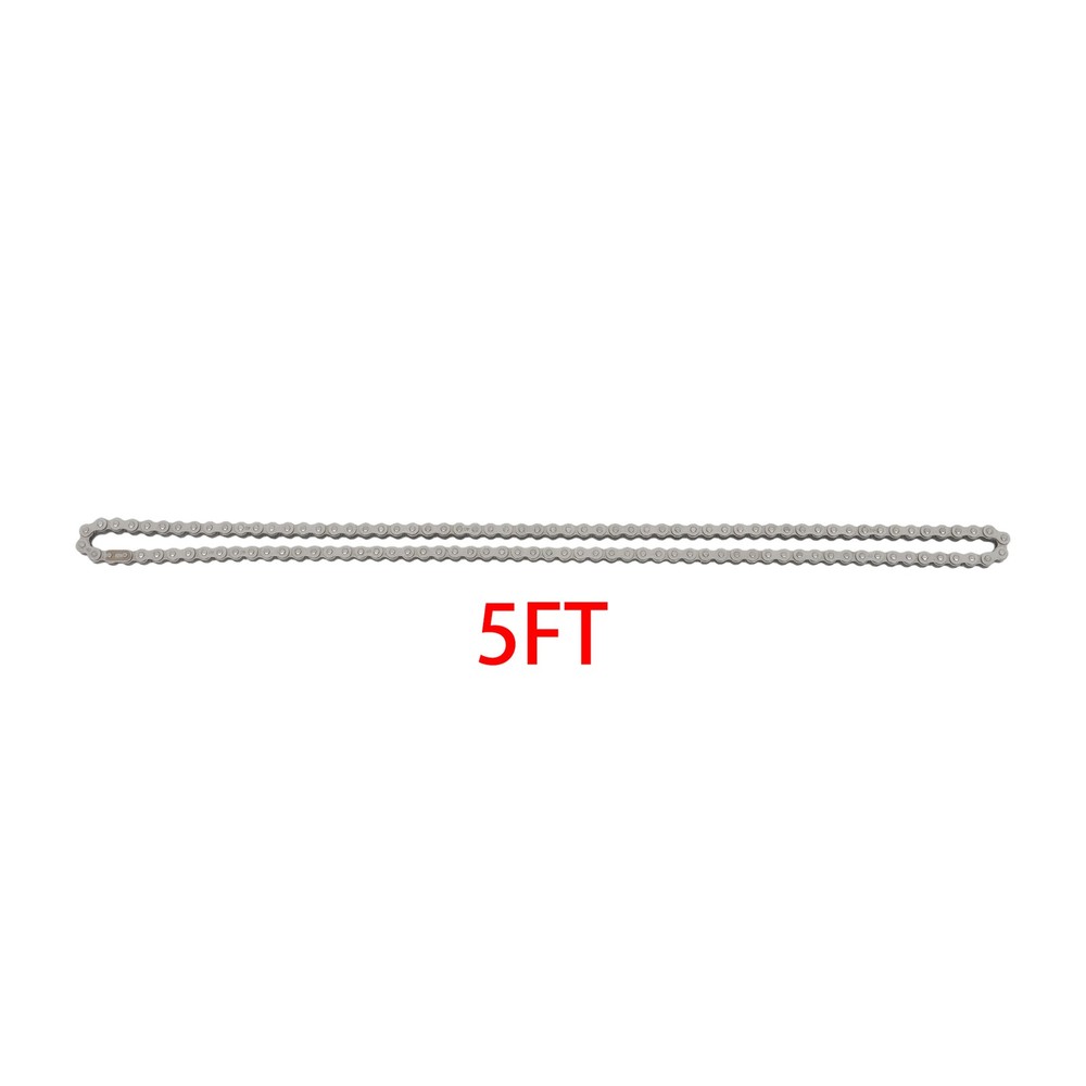  5 Feet #40 Roller Chain + 2 Connecting Links