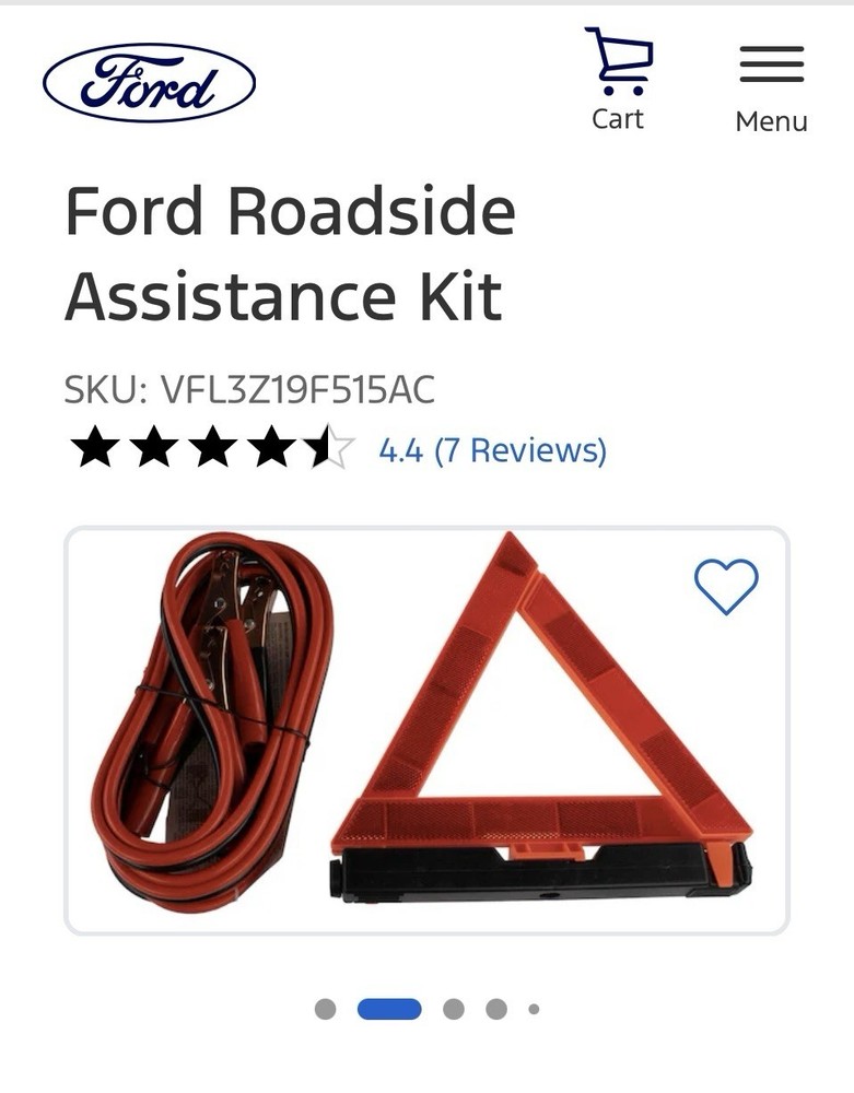Ford Roadside Assistance Kit