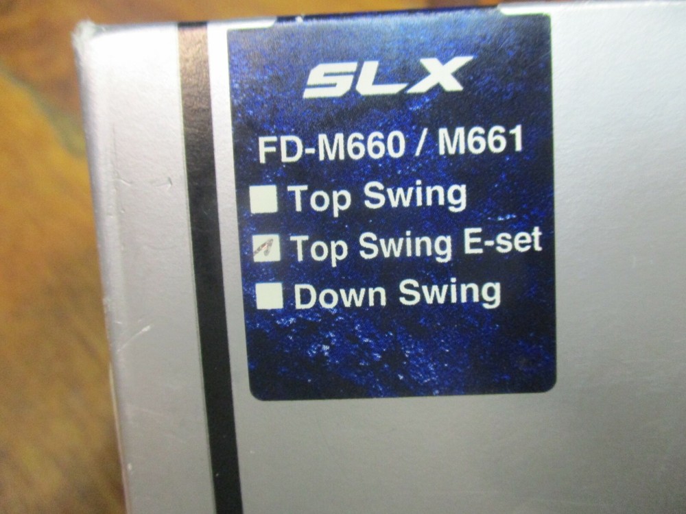 NEW SHIMANO SLX FD-M660 TOP PULL FRONT DERAILLEUR