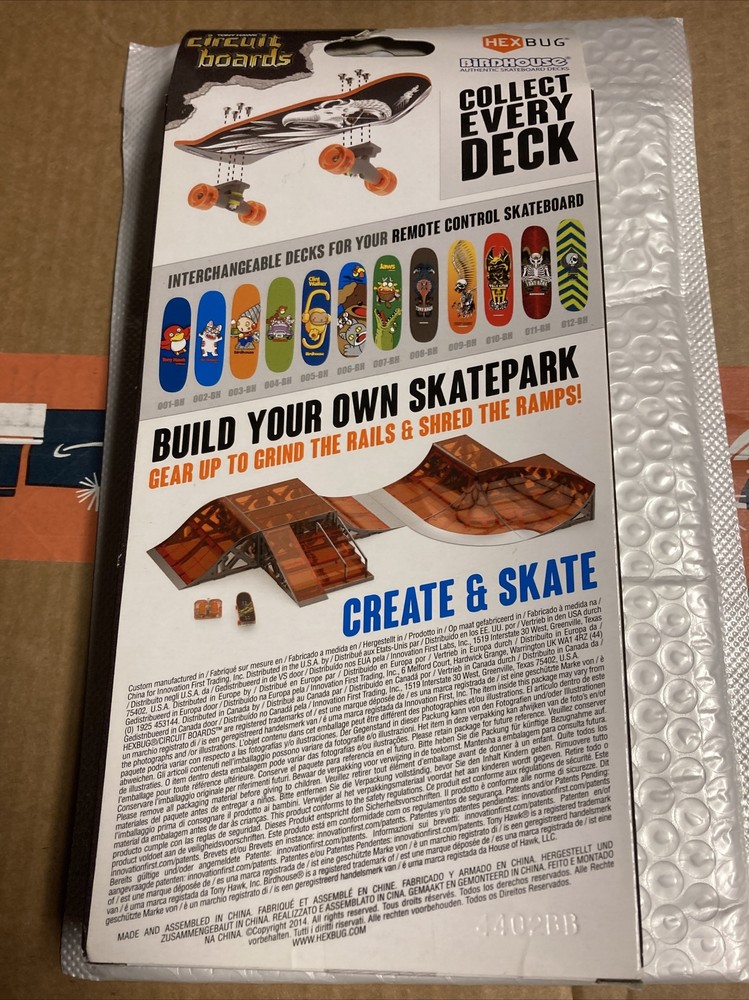 HEXBUG Tony Hawk Circuit Boards Tri Pack/Birdhouse/Interchangeable Decks