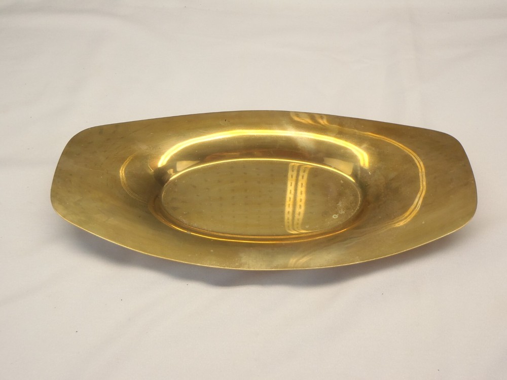 VTG Dirigold Dirilyte Bread Serving Tray Center Piece Compote Dish Plate Platter