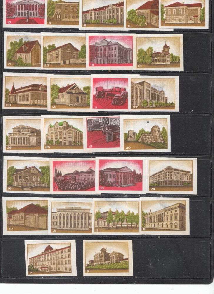 Russian Vintage 27 matches labels