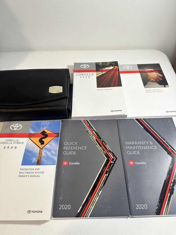 2020 Toyota Corolla Owner's Manual Set