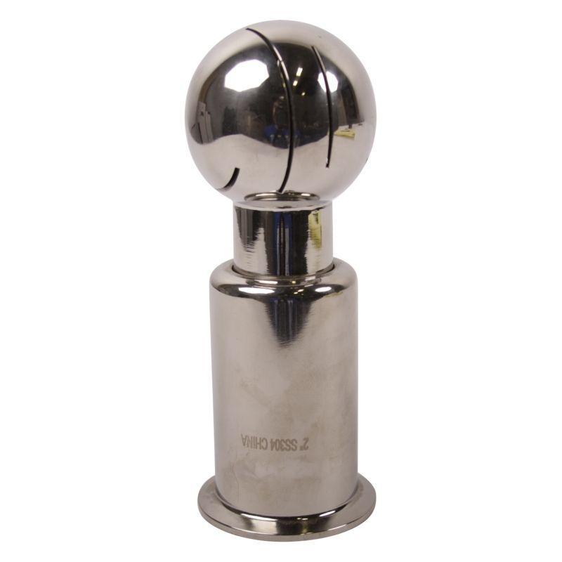 Rotating Spray Ball | Tri Clamp 2 inch x 2.5 (2 1/2) - Sanitary SS30