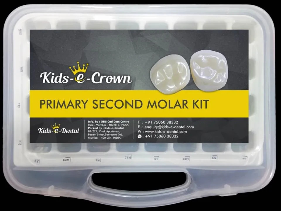 Kids-e-Crown Zirconia Crowns Primary Second Molar Kits