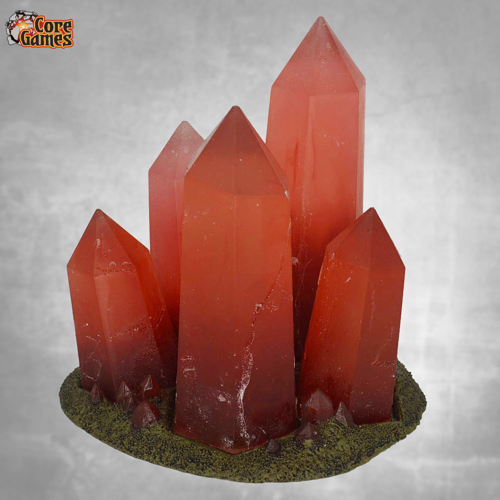 Crystal forest, 4" high