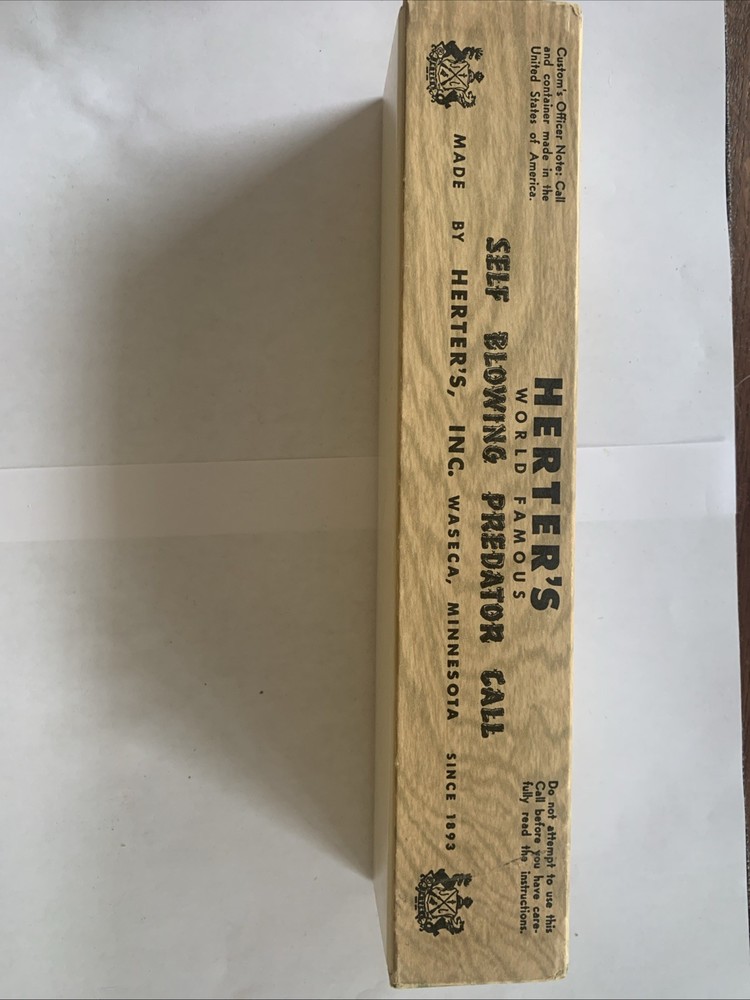 Herters Game Call Box Lot