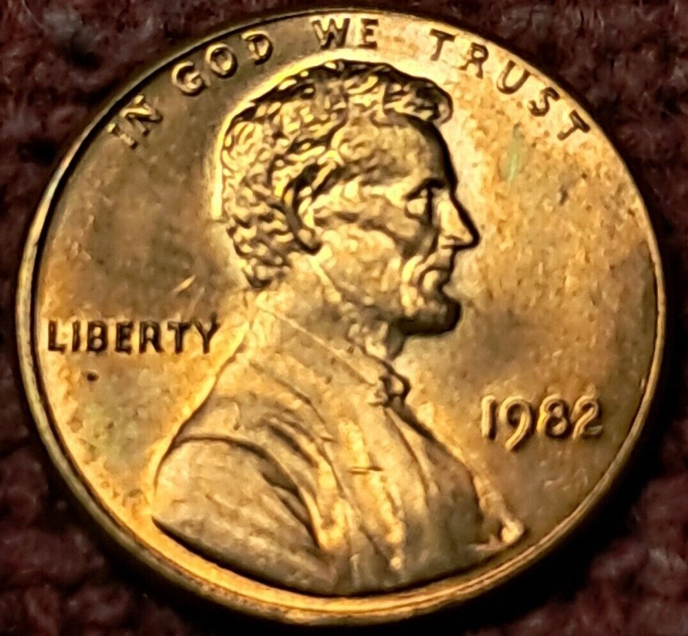 1982 lincoln cent reverse diecrack