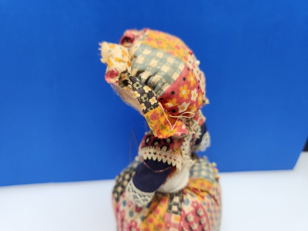 Vintage Pin Cushion Doll Missing Arm MCM Retro Sewing