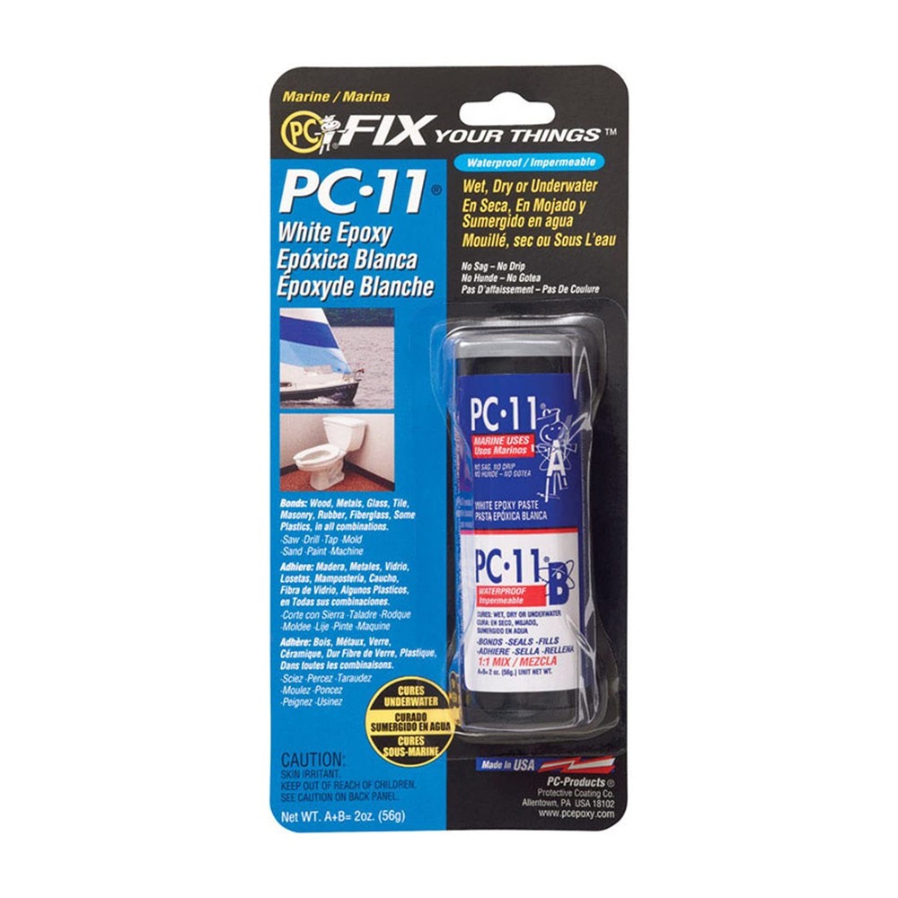 Two Part Marine Grade Epoxy Adhesive Paste 2oz Off White