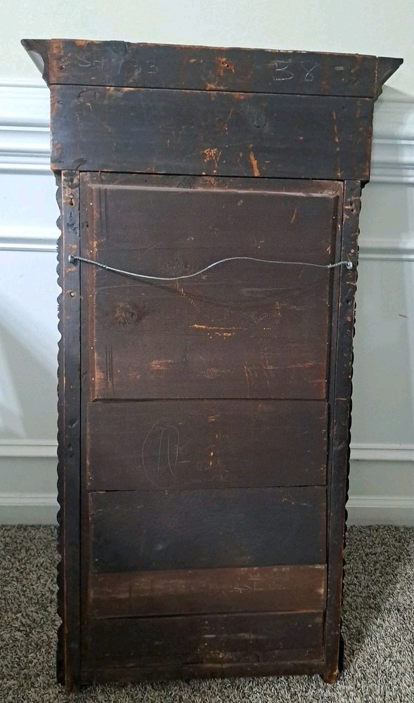 Antique American Empire Wall Console Mirror