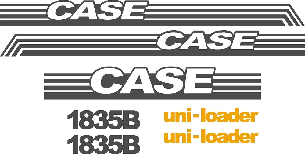 Case 1835B replacement decals sticker / Decal kit NS