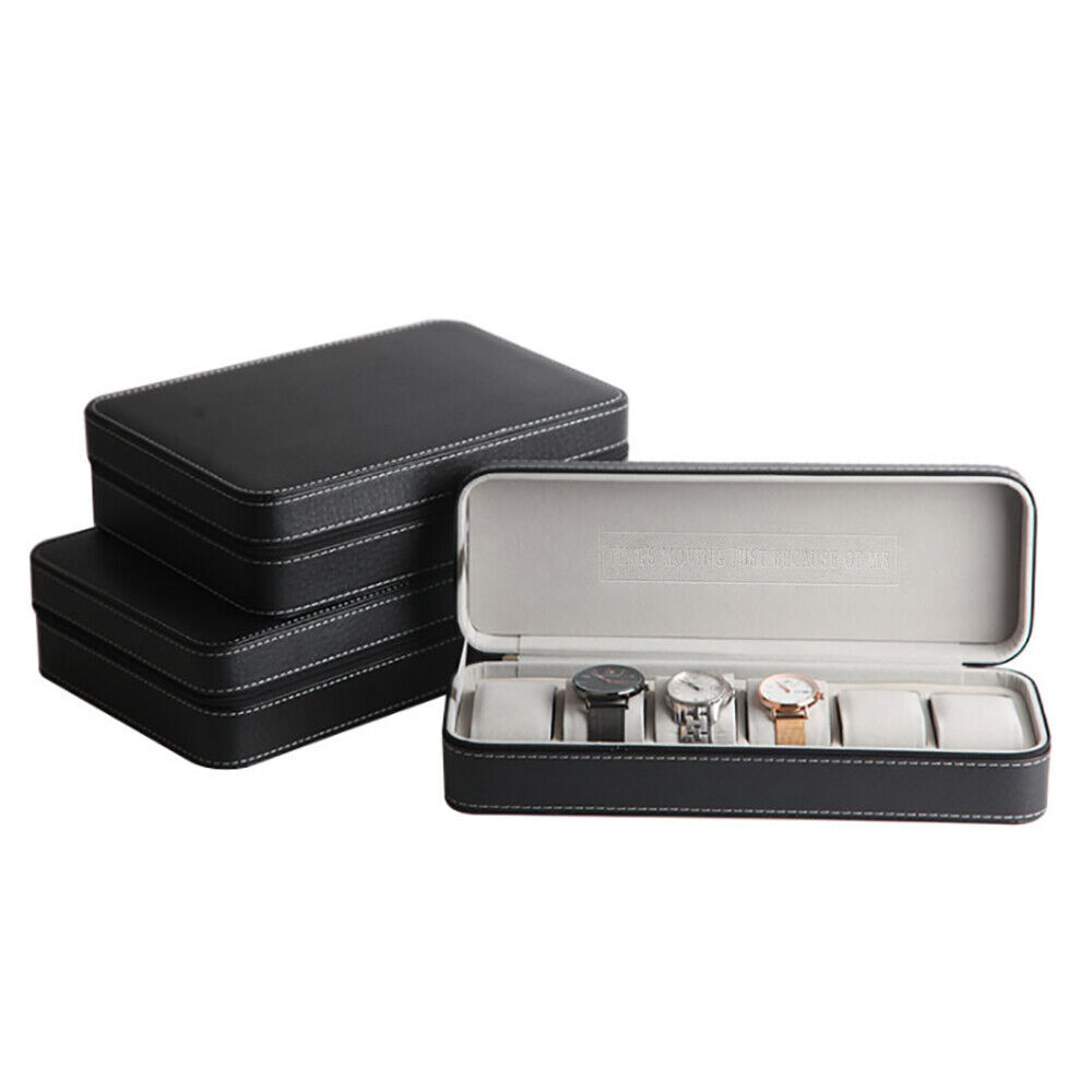 10 Slots Watch Display Case Storage Box Case | Leather Rounded Corner
