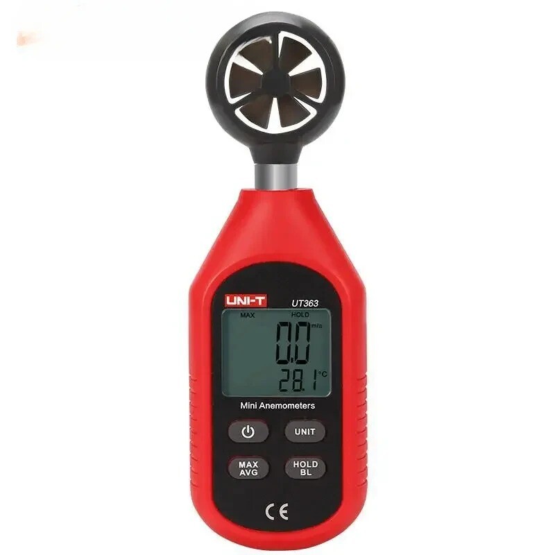 UT363 Handheld Anemometer Digital Wind Speed Measurement Temp Tester Air Flow