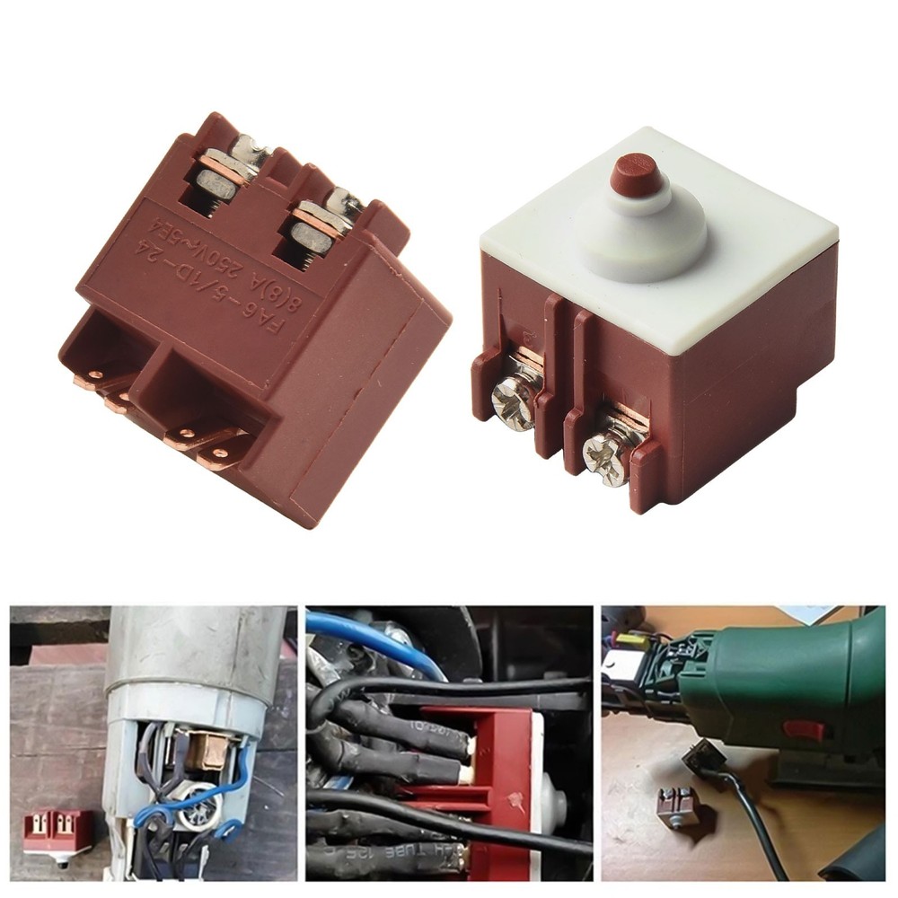 125V 12A Angle Grinder Switch Button Switch Angle Grinder For GWS6 7-100