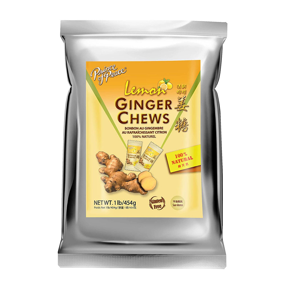 Ginger Chews with Lemon, 1 Lb. – Candied Natural Candy