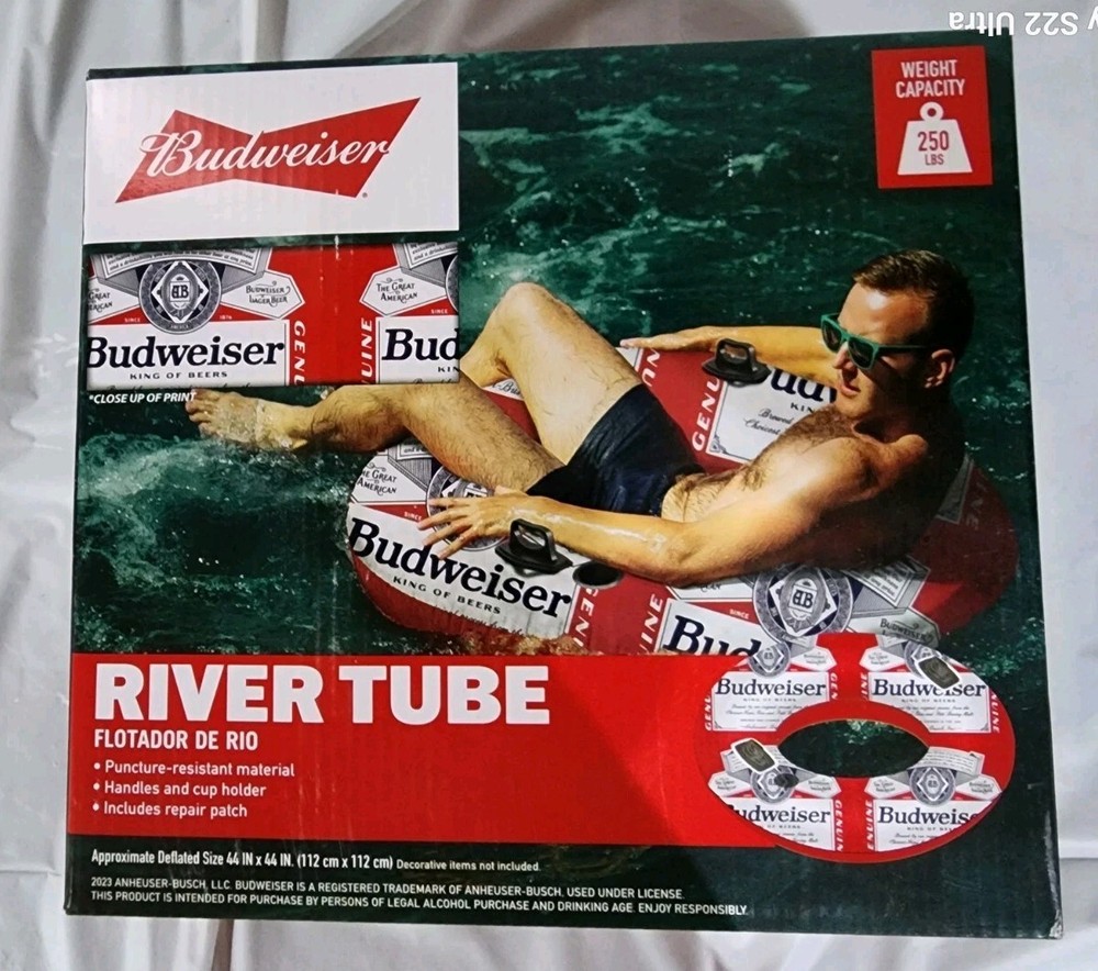 Budweiser Logo River Tube