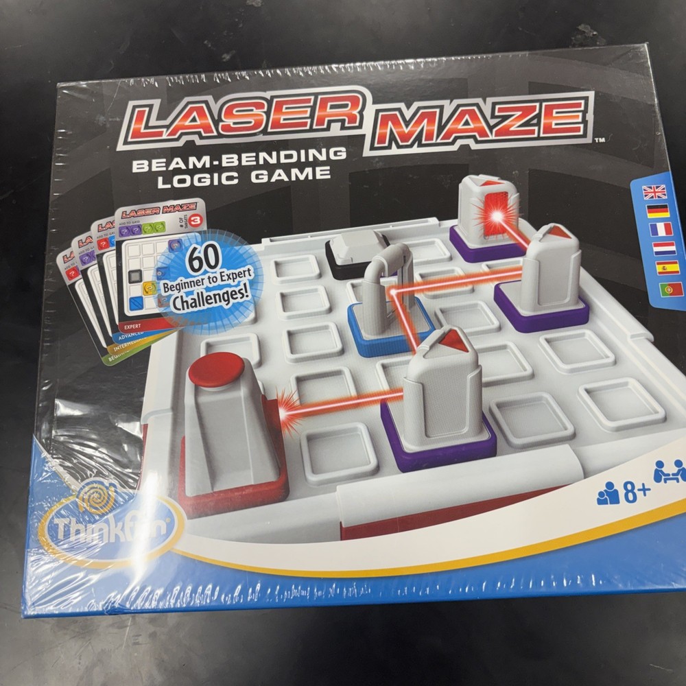 ThinkFun Laser Maze Beam-Bending Logic Game. 60 Challenges. New Sealed