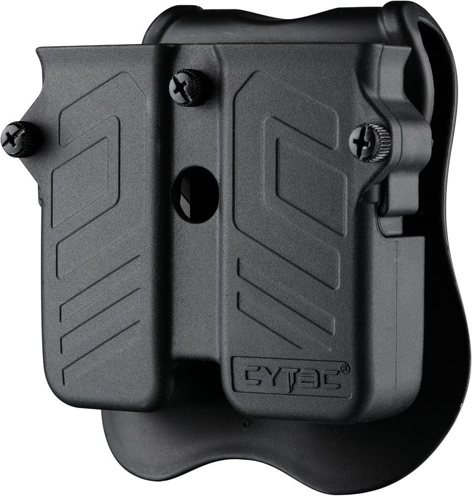 Compact Polymer Paddle Holster: Fits 9mm & .40 Caliber Dual Stack Magazines