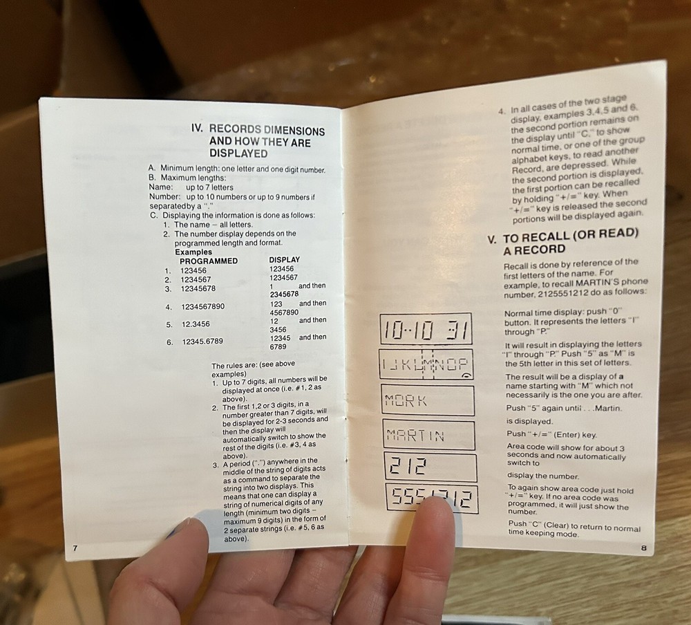 4 VINTAGE WATCH USER GUIDES