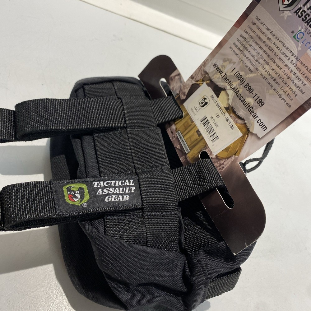 Molle Pouch Black ( TAG ) Tactical Assault Gear General Purpose