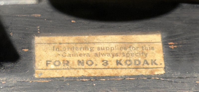 No. 3 Kodak box Camera string set shutter, antique, c. 1895