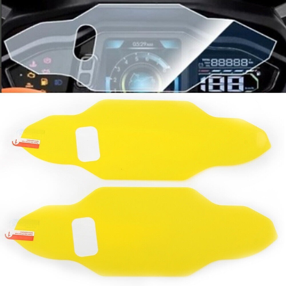 For SYM MAXSYM TL500 Clear Speedometer Screen Film Scratch Protector Sticker Set
