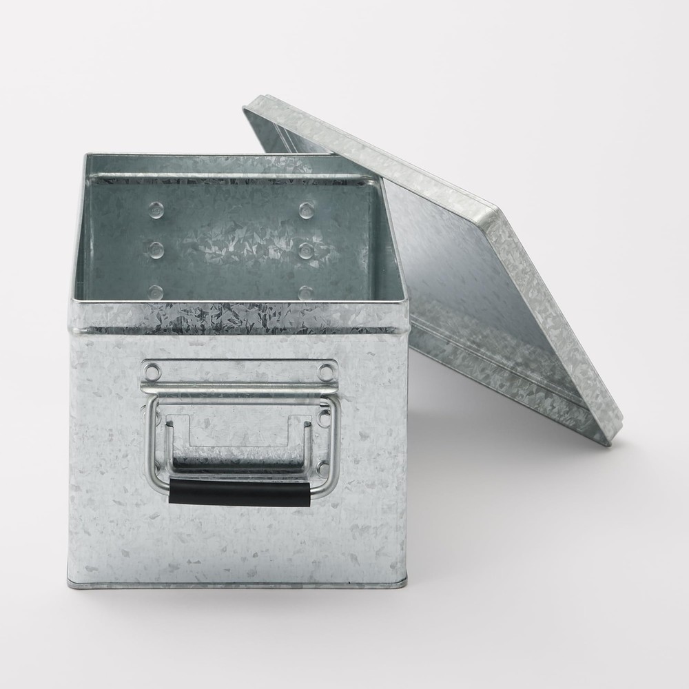MUJI tin box small 16cm high type KGG26A1S