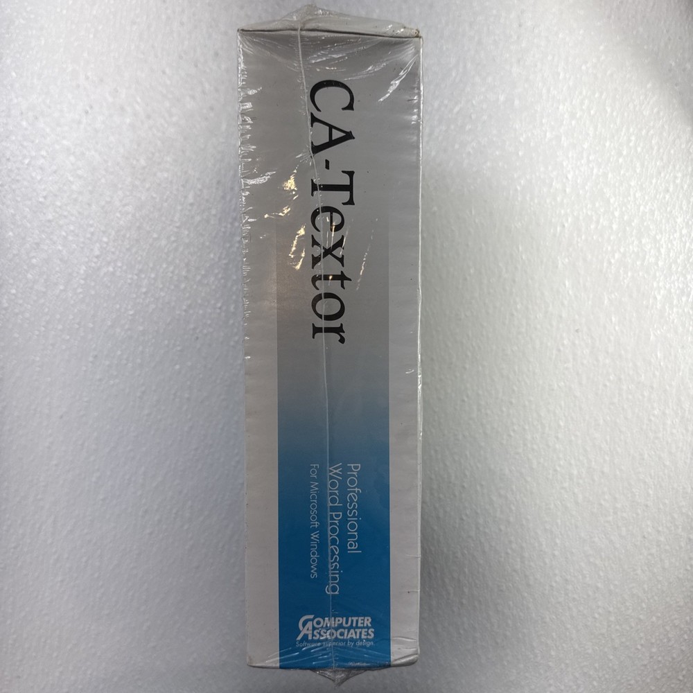 Vintage CA-Textor Professional Word Processing DEMO VERSION Computer Associates