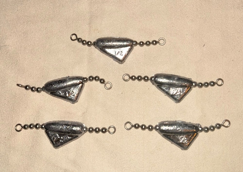 1/2oz KEEL TROLLING SINKERS 5 Pack