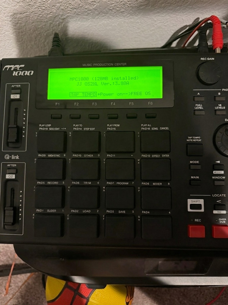 Akai MPC 1000 Custom Black Updated JJOS