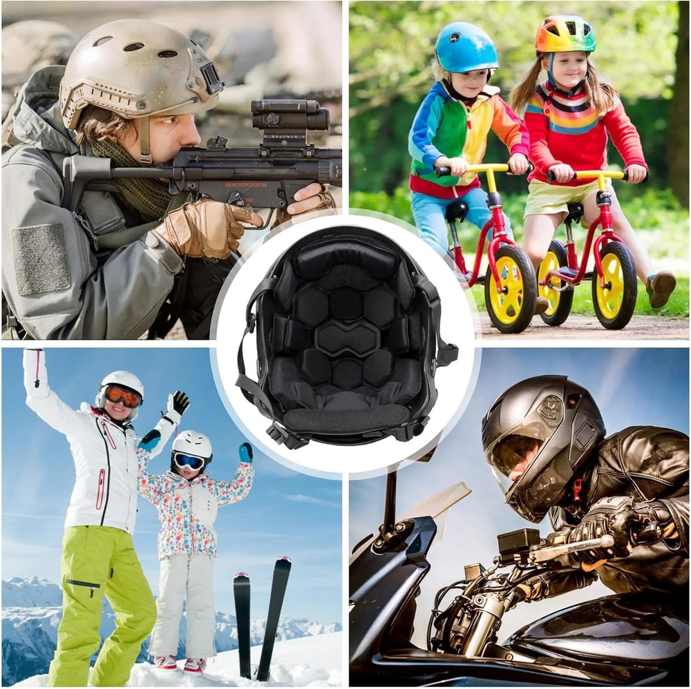 Tactical Airsoft Helmet Pads Internal Memory Foam Foam Protective Cushion Buffer