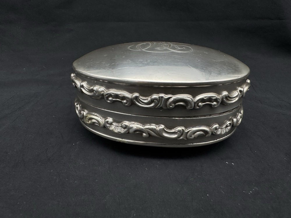 Antique Gorham Sterling Silver Soap Box, 120 grams