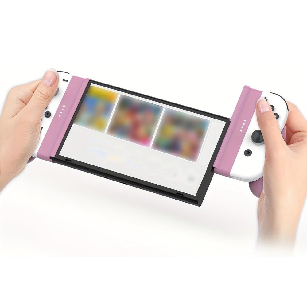 Purple Ergonomic Controller Handle Comfort Grip for Switch Joy Con Controller