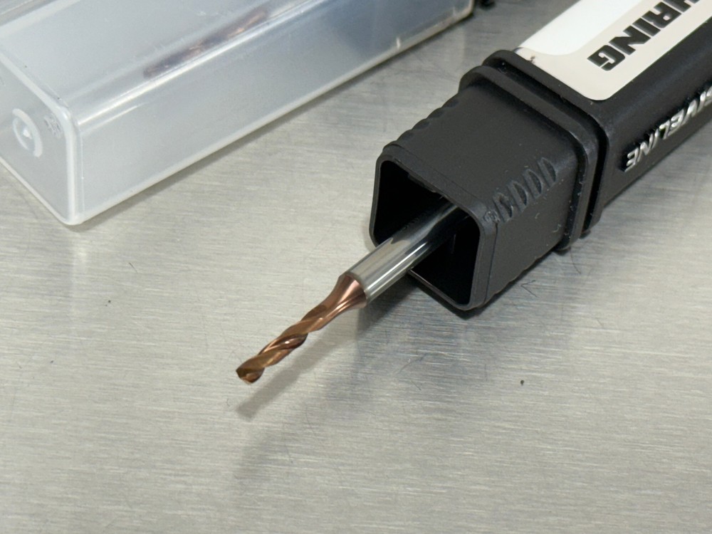 (4) Guhring 2.15mm Solid Carbide Drill 3xD 6487 RT100 Micro InoxPro