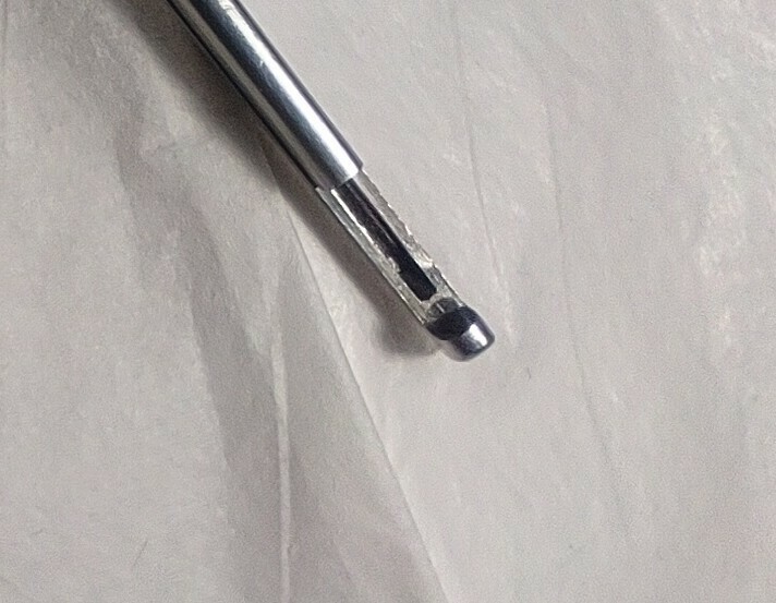 Codman #80-1342 7" 2mm Hardy Sella Punch, 90° Down Refurbished