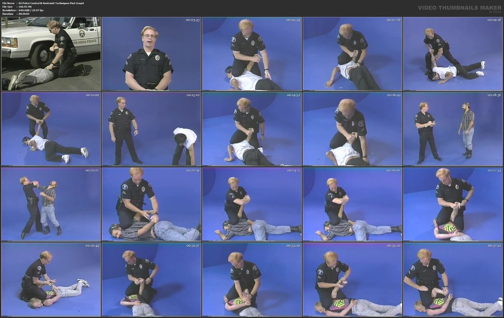 Police Aikido: Control & Restraining Techniques starring David Dye (8 DVD Set)