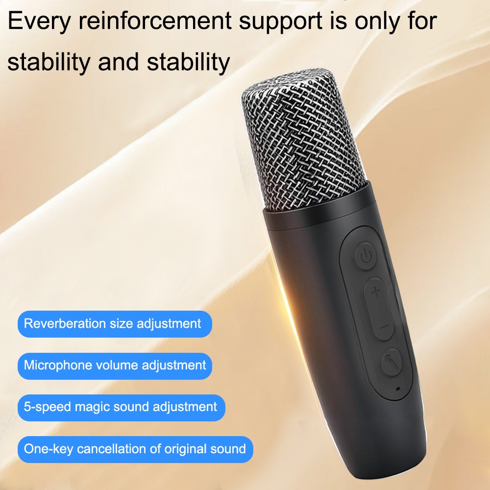 5-In-1 Bluetooth Multi-Functional Mobile Phone Audio Stand With Microphone AGD