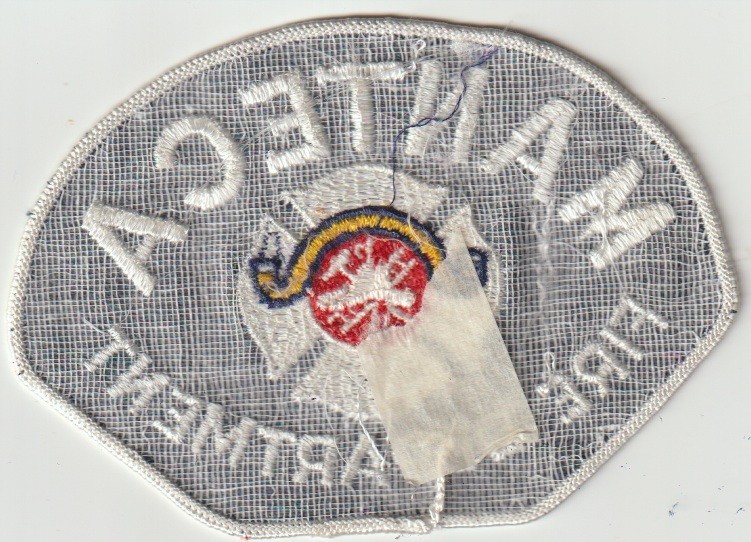 Manteca CA Fire Department patch pair ship from Australia