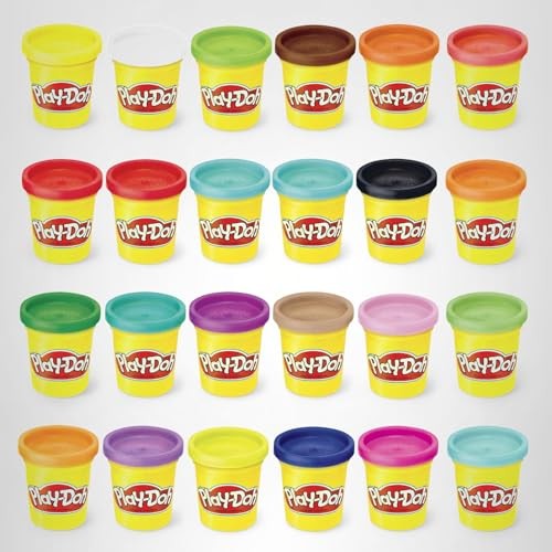 Play-Doh Modeling Compound 24-Pack Case of Colors, 24-Pack, Multicolor