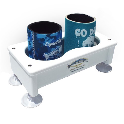 Deep Blue Marine Double Cup Holder/Storage Box (DH-2)