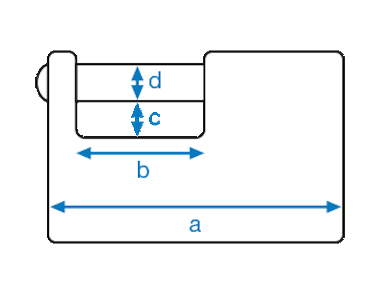 ABUS Padlock Monoblock 82/70 -70mm Shipping Container Padlock-FREE POSTAGE