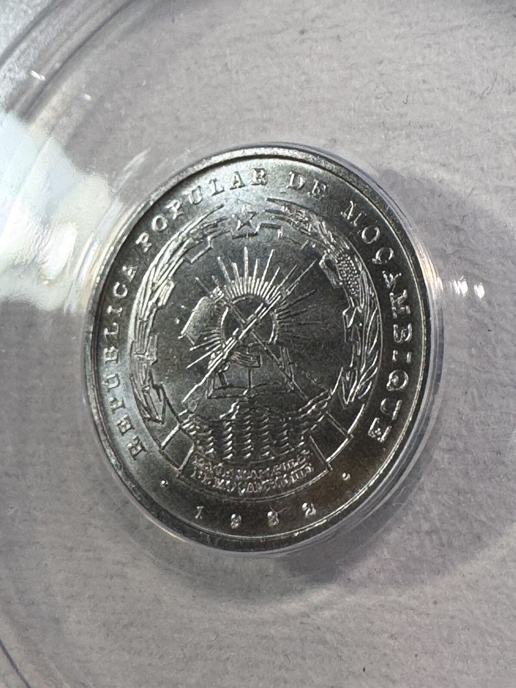 1982 Mozambique 50 Centavos Graded MS 66 by ANACS