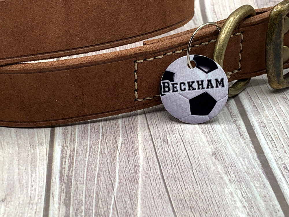 Disc Shaped Pet ID Name Tag Small | Personalized Custom Made to Order